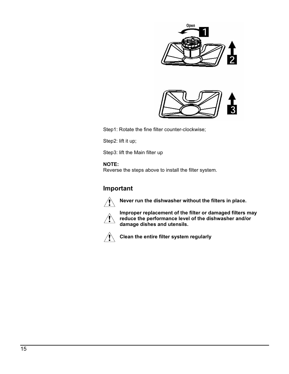 Important | EdgeStar DWP60ES User Manual | Page 19 / 24