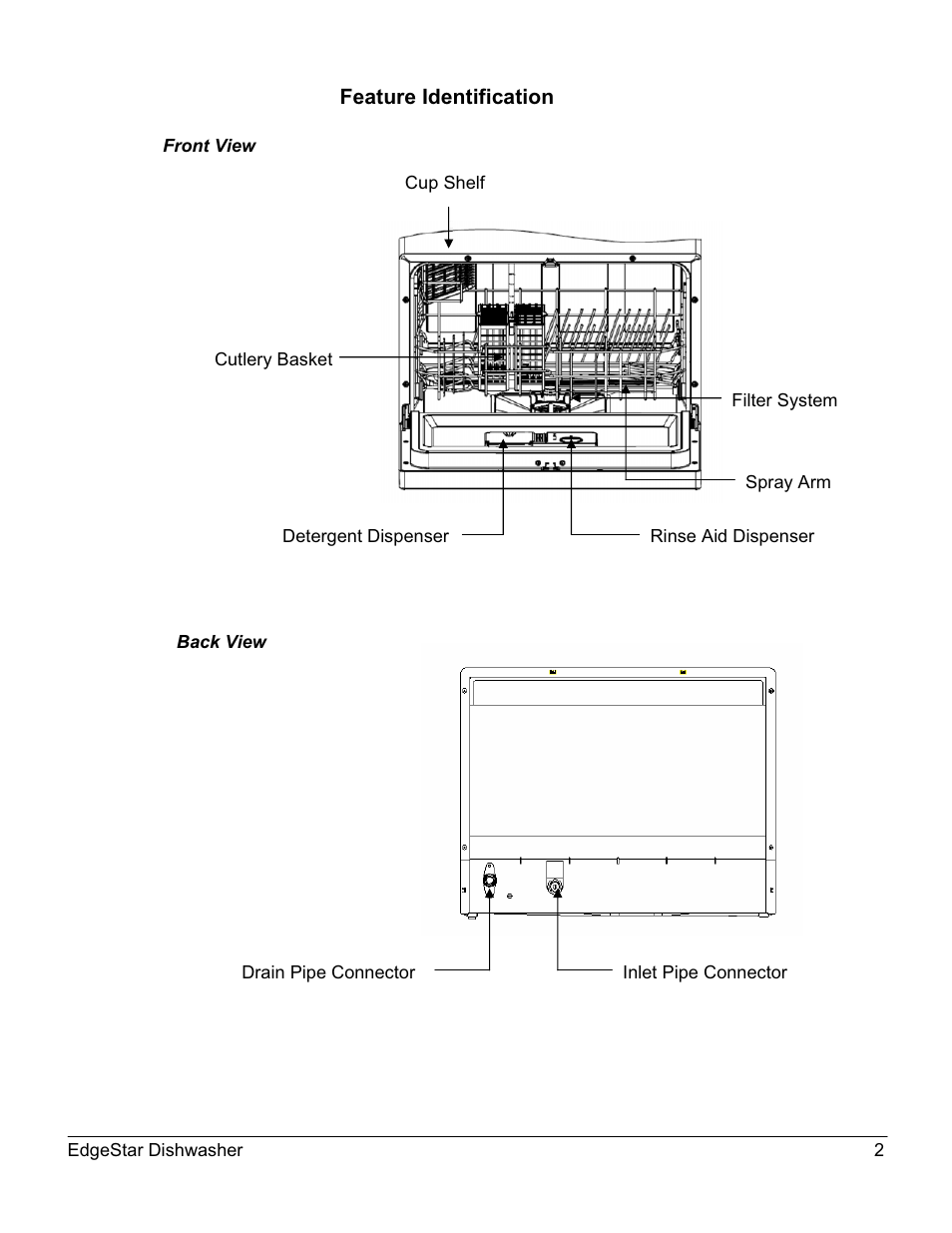 EdgeStar DWP60ES User Manual | Page 6 / 24