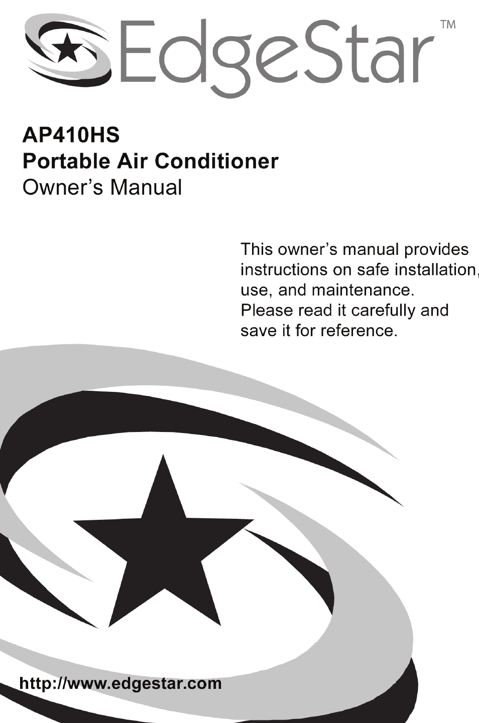 EdgeStar AP410HS User Manual | 24 pages