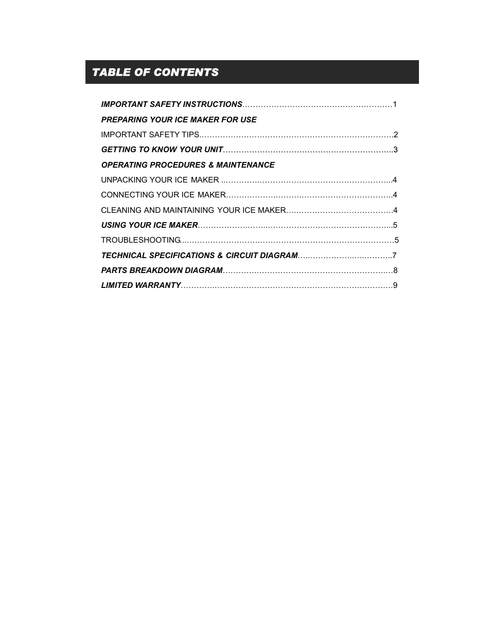 EdgeStar IP200 User Manual | Page 2 / 13