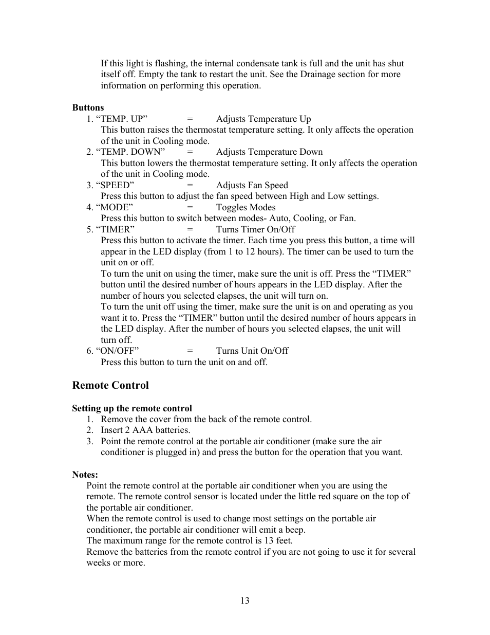 EdgeStar AP410W User Manual | Page 13 / 25