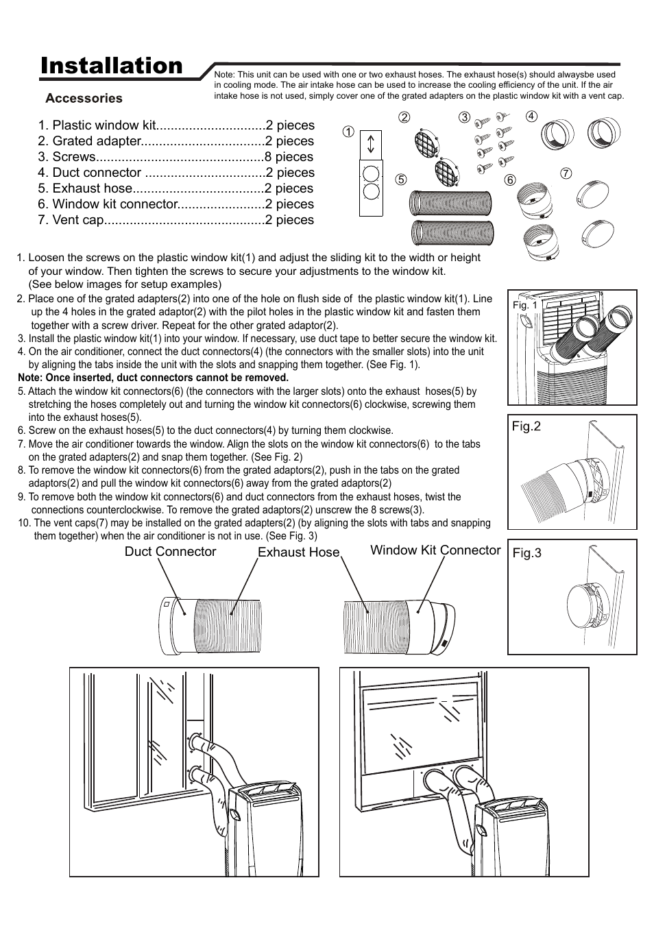 Installation | EdgeStar AP14000HS User Manual | Page 7 / 14