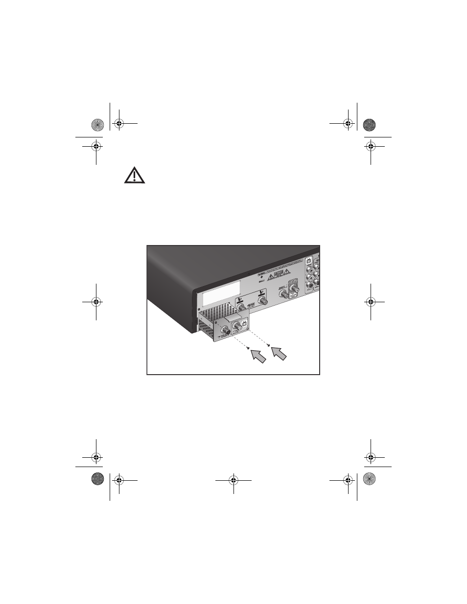 Figure 2. installing the mt2 ota module | EchoStar Over-the-Air Module MT2 User Manual | Page 5 / 18