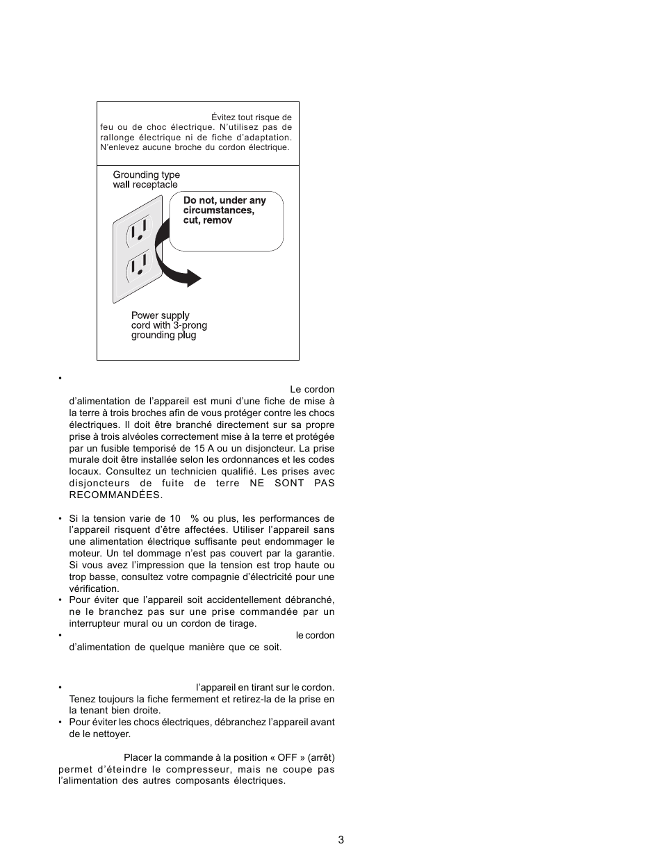 Électricité | KELVINATOR COMMERCIAL FREEZER/REFRIGERATOR GLASS DOOR REFRIGERATOR User Manual | Page 24 / 32