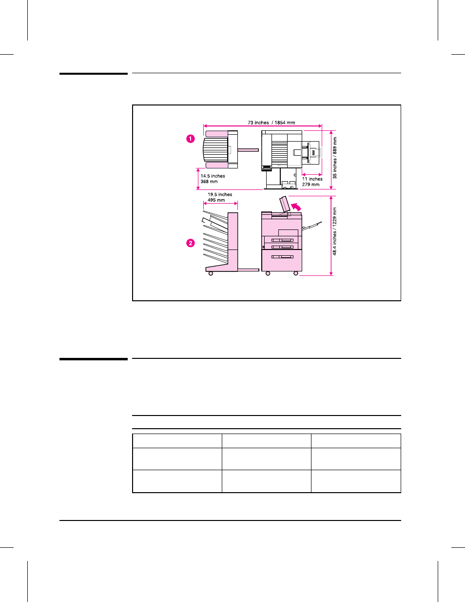 Space requirements, Environmental requirements | EXP Computer C4077-90960 User Manual | Page 45 / 408