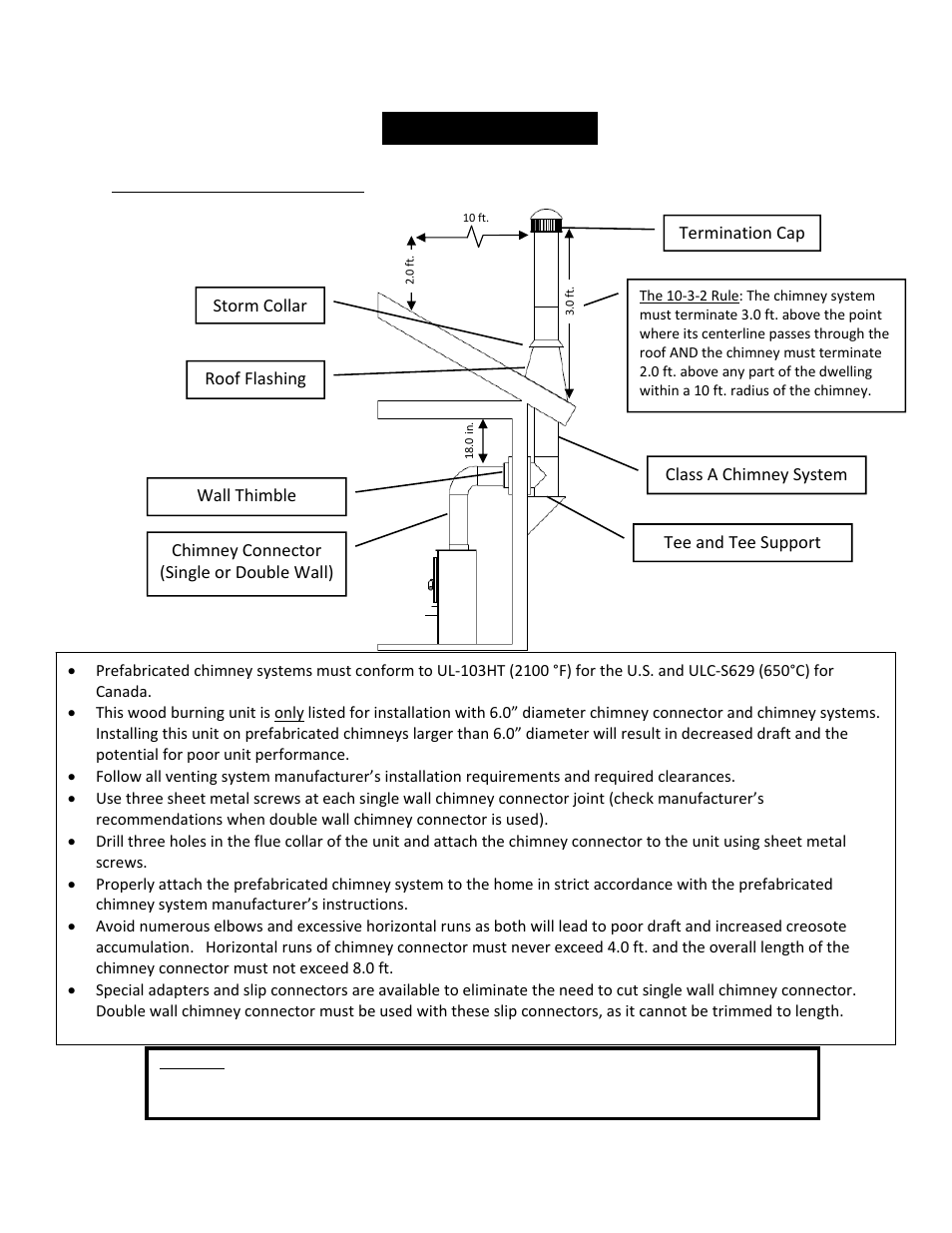 Installation | England's Stove Works TRANQUILITY 17VL User Manual | Page 11 / 30