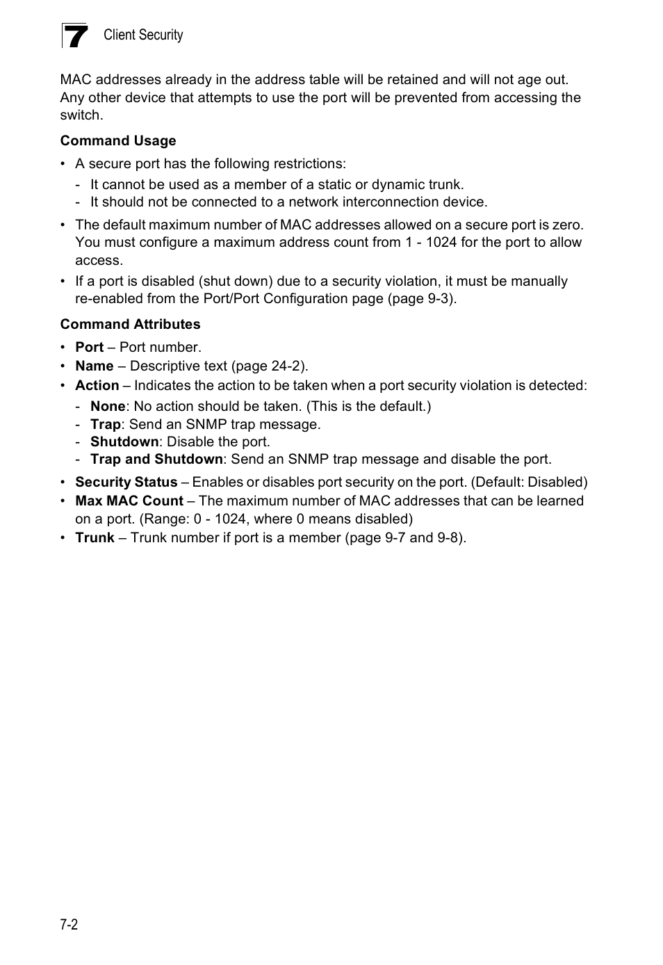 Edge Products ES3528-WDM User Manual | Page 126 / 556