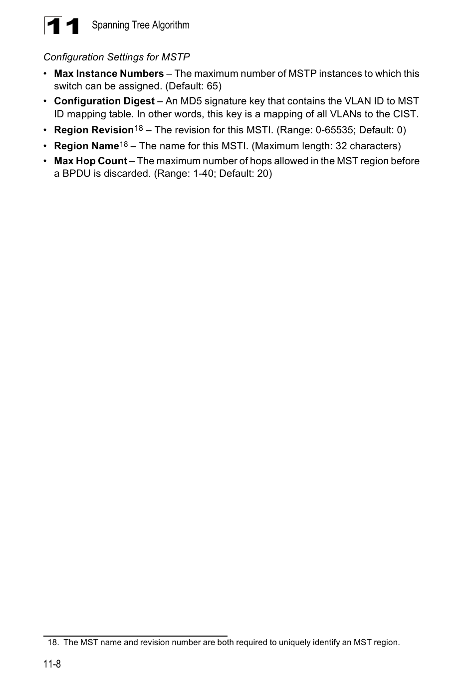 Edge Products ES3528-WDM User Manual | Page 180 / 556