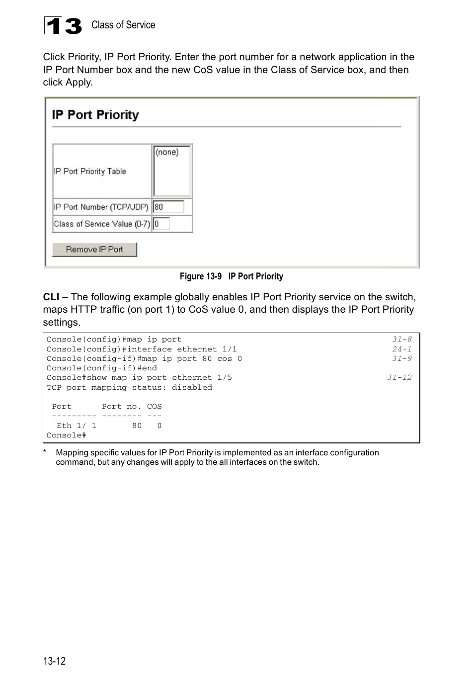 Figure 13-9, Ip port priority | Edge Products ES3528-WDM User Manual | Page 228 / 556