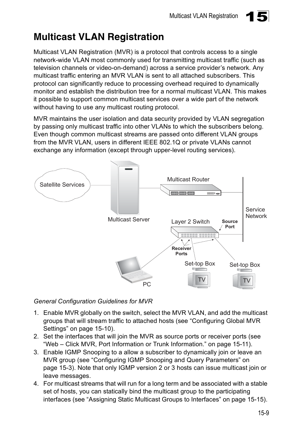 Multicast vlan registration | Edge Products ES3528-WDM User Manual | Page 245 / 556