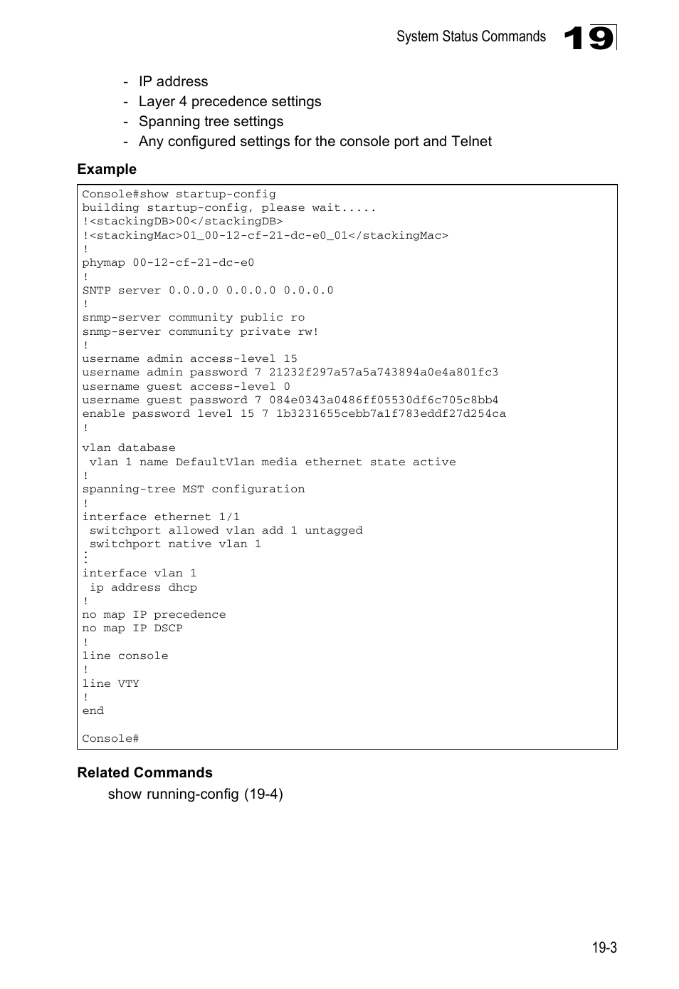 Edge Products ES3528-WDM User Manual | Page 281 / 556
