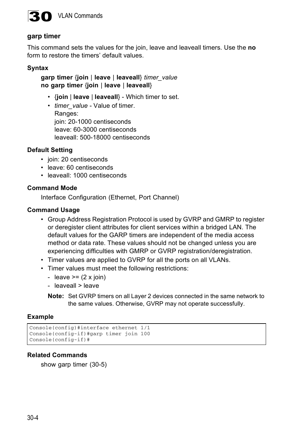 Garp timer | Edge Products ES3528-WDM User Manual | Page 460 / 556