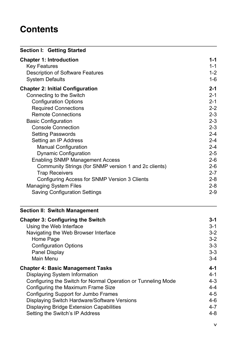 Edge Products ES3528-WDM User Manual | Page 5 / 556