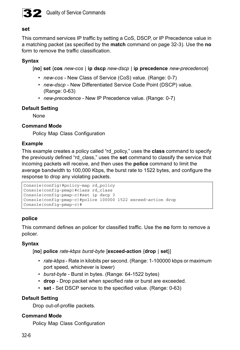Police, Police 32-6 | Edge Products ES3528-WDM User Manual | Page 500 / 556