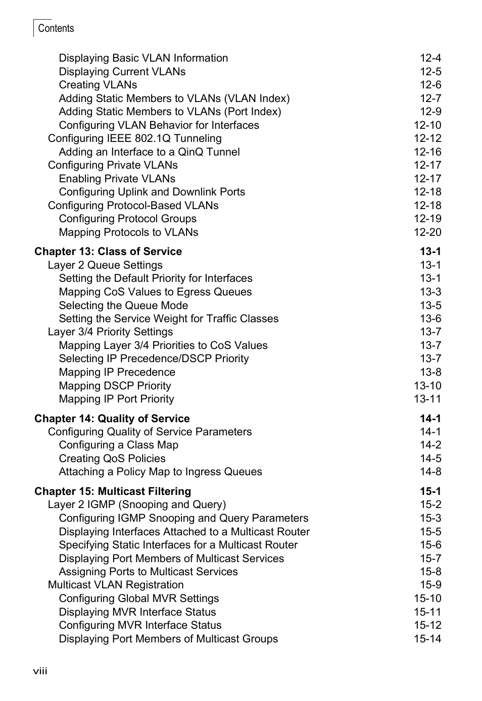 Edge Products ES3528-WDM User Manual | Page 8 / 556