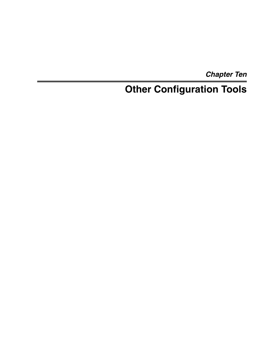 Chapter ten, Other configuration tools | Eicon Networks DIVA LAN ISDN User Manual | Page 140 / 213