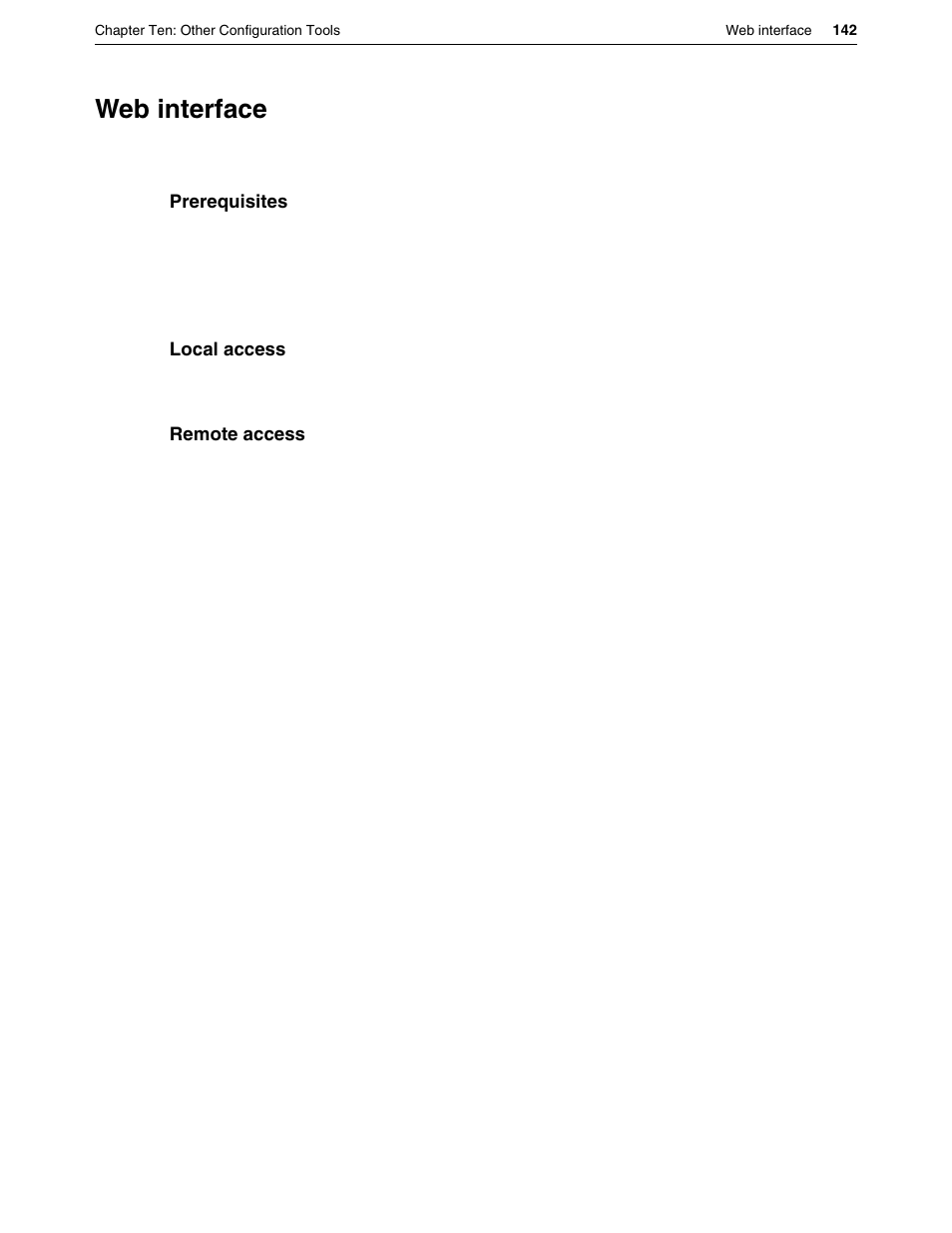 Web interface | Eicon Networks DIVA LAN ISDN User Manual | Page 142 / 213