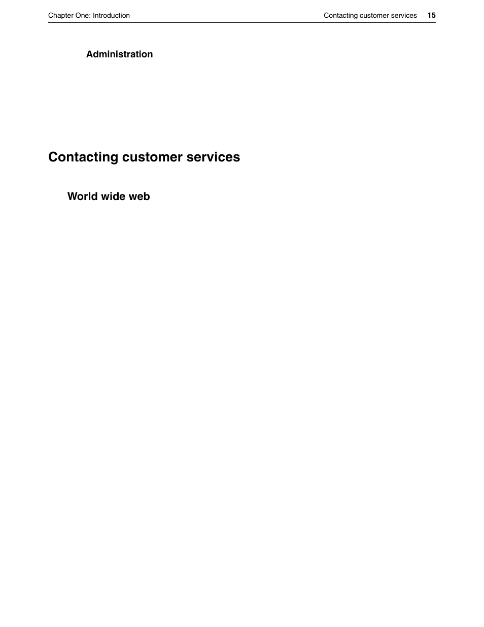 Contacting customer services, World wide web | Eicon Networks DIVA LAN ISDN User Manual | Page 15 / 213