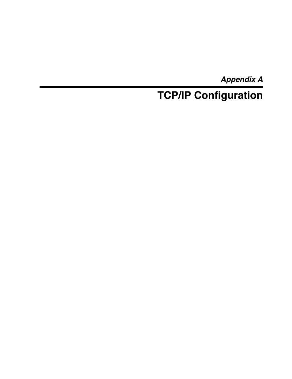 Appendix a, Tcp/ip configuration | Eicon Networks DIVA LAN ISDN User Manual | Page 150 / 213