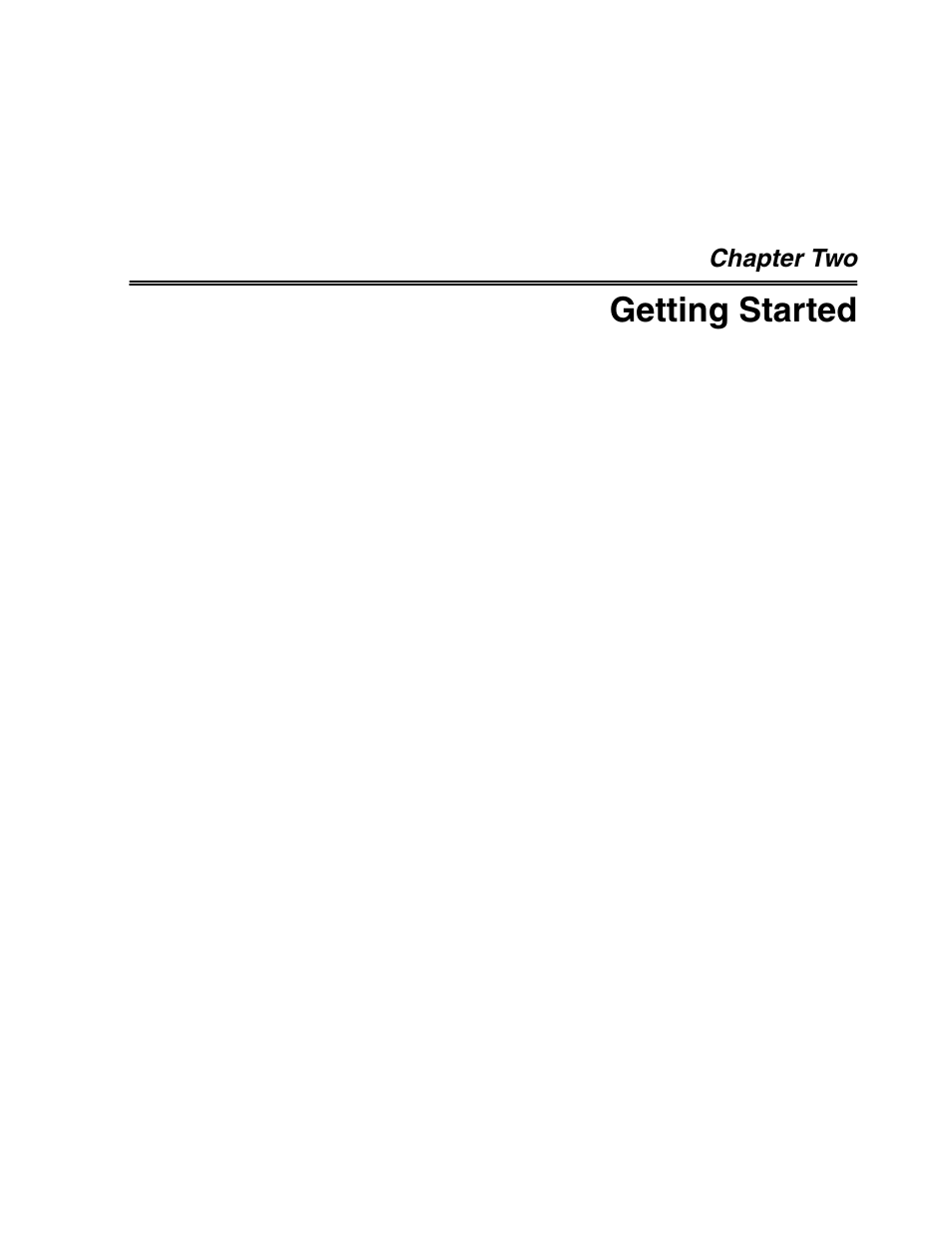 Chapter two, Getting started | Eicon Networks DIVA LAN ISDN User Manual | Page 16 / 213