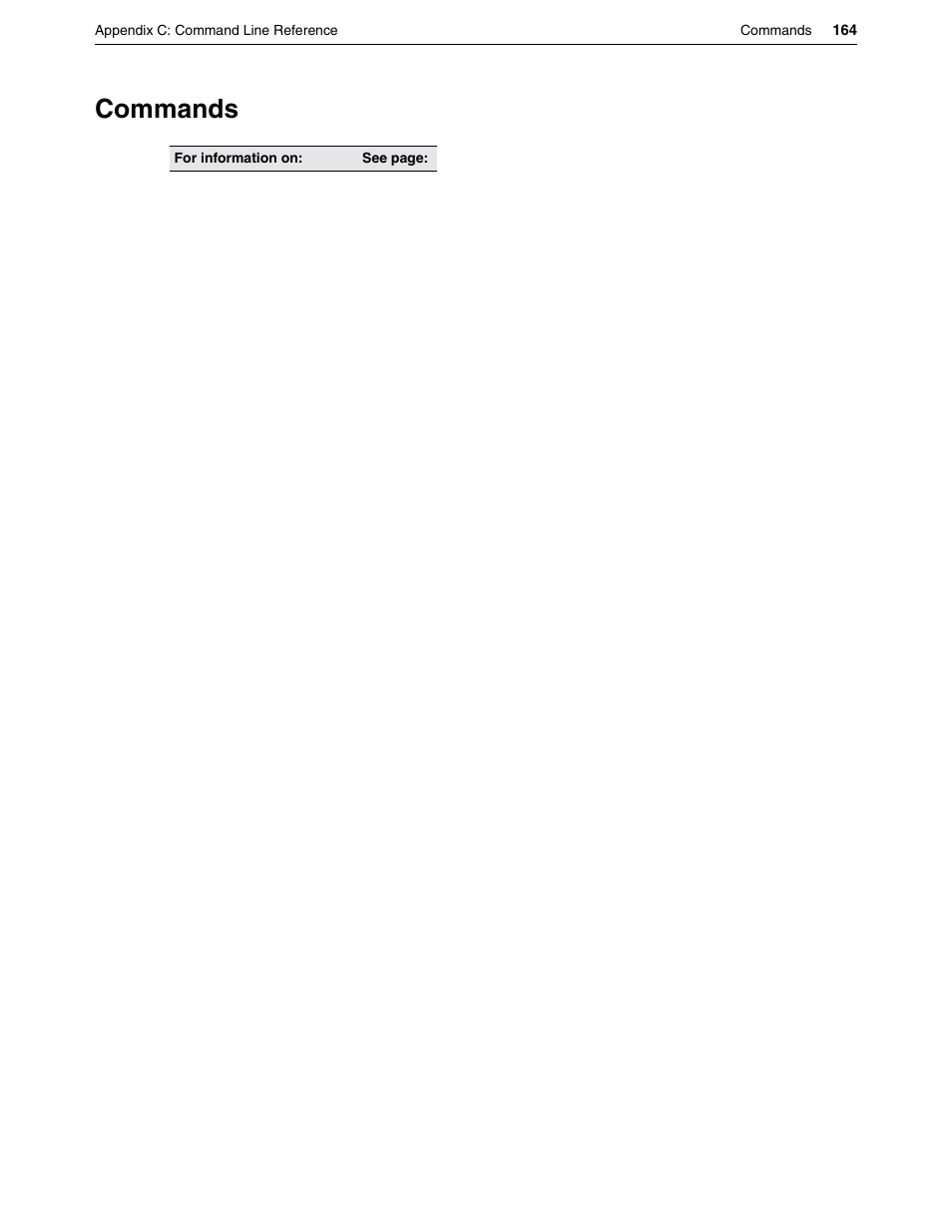 Commands | Eicon Networks DIVA LAN ISDN User Manual | Page 164 / 213