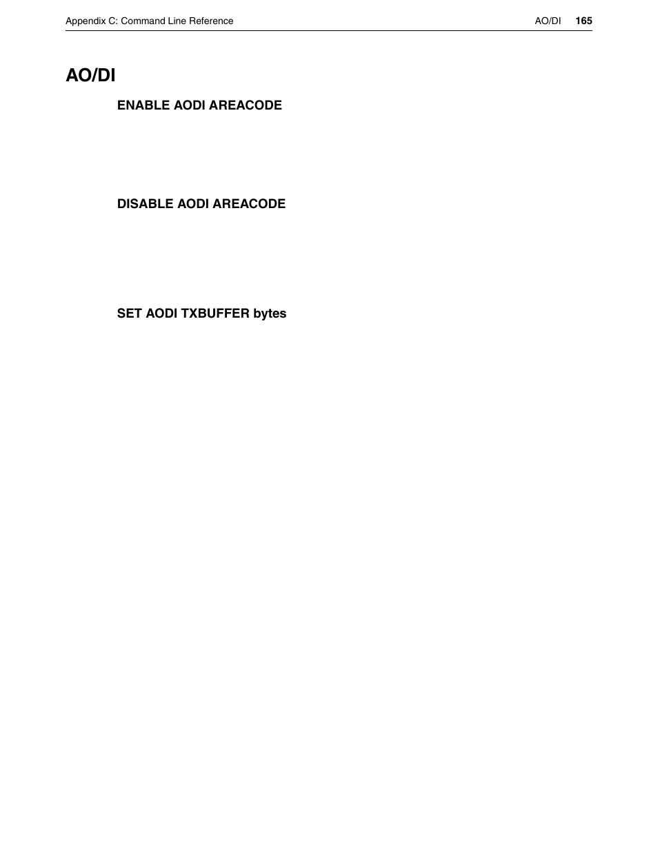Ao/di | Eicon Networks DIVA LAN ISDN User Manual | Page 165 / 213