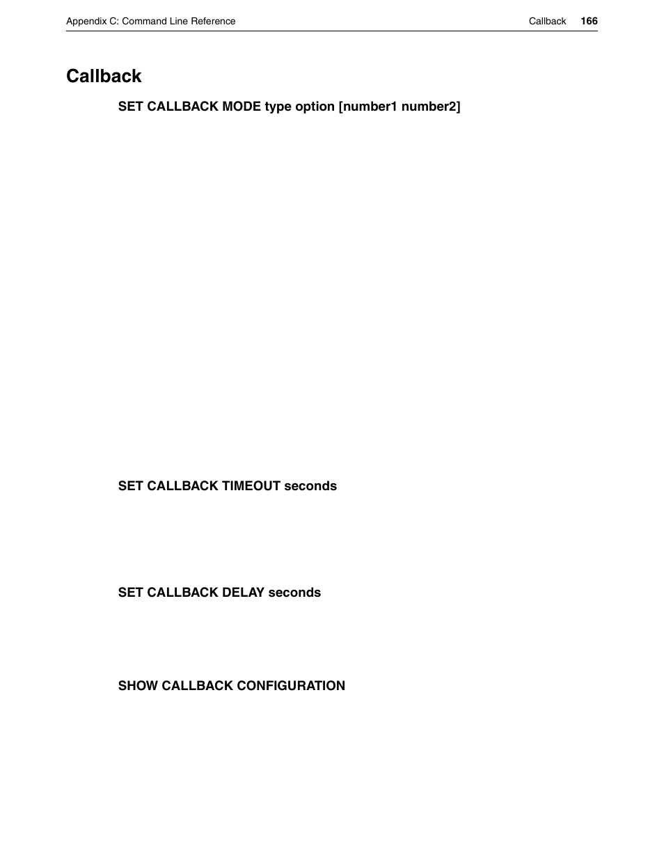 Callback | Eicon Networks DIVA LAN ISDN User Manual | Page 166 / 213