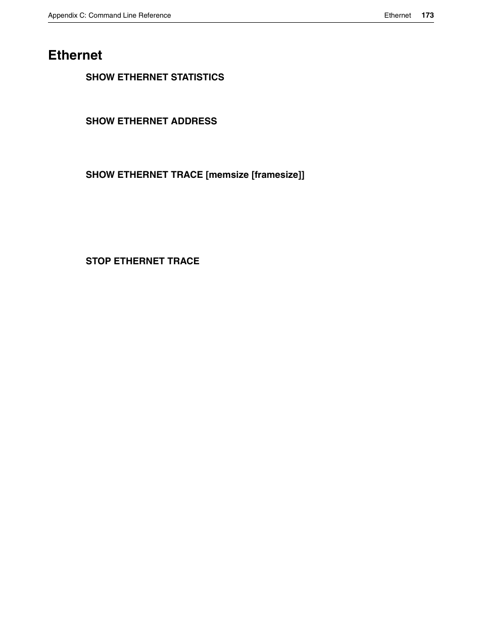 Ethernet | Eicon Networks DIVA LAN ISDN User Manual | Page 173 / 213