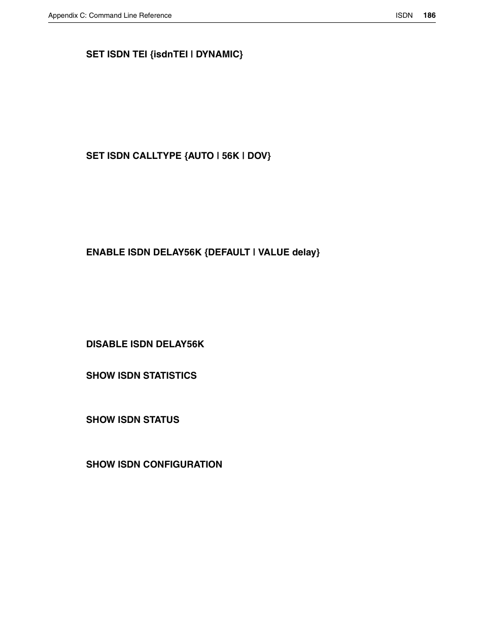 Eicon Networks DIVA LAN ISDN User Manual | Page 186 / 213