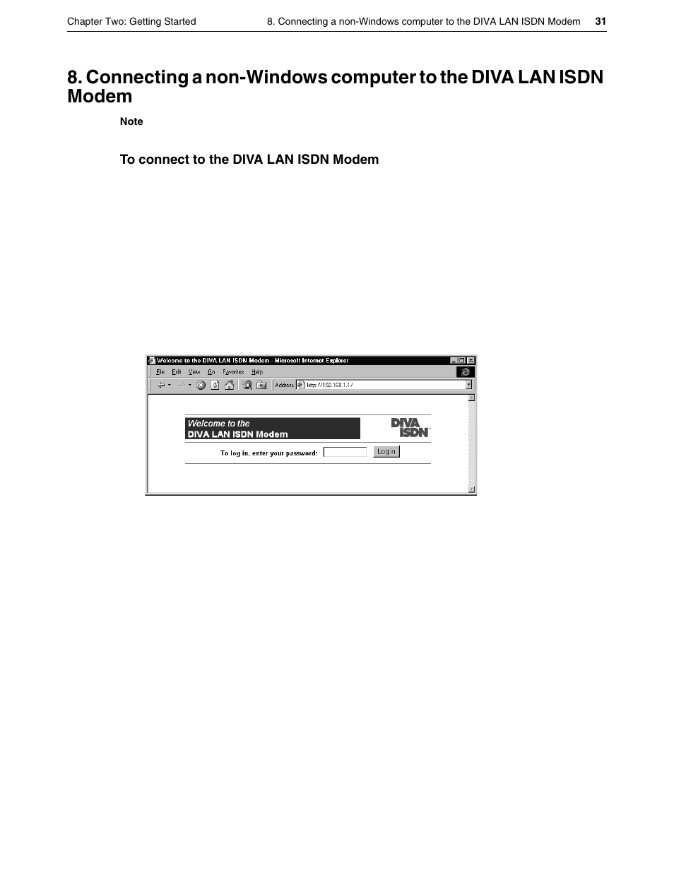 Eicon Networks DIVA LAN ISDN User Manual | Page 31 / 213