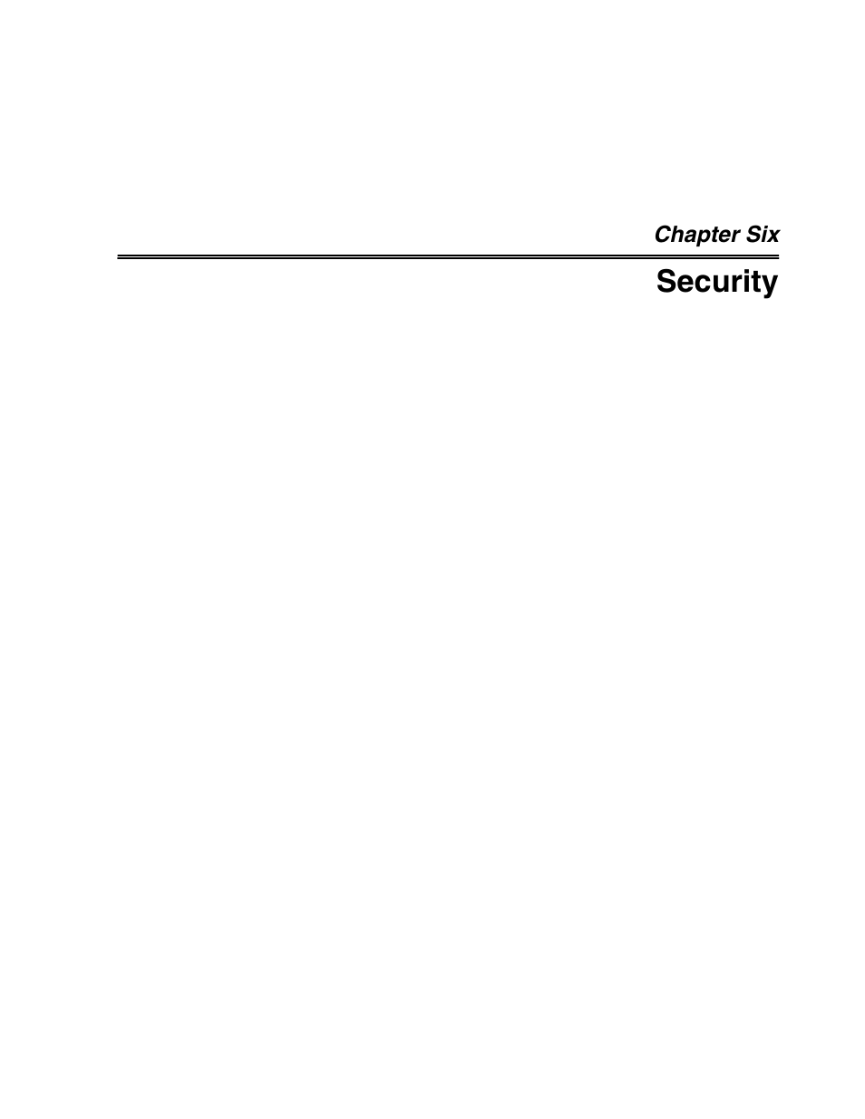 Chapter six, Security, Lt chapter six | Eicon Networks DIVA LAN ISDN User Manual | Page 74 / 213