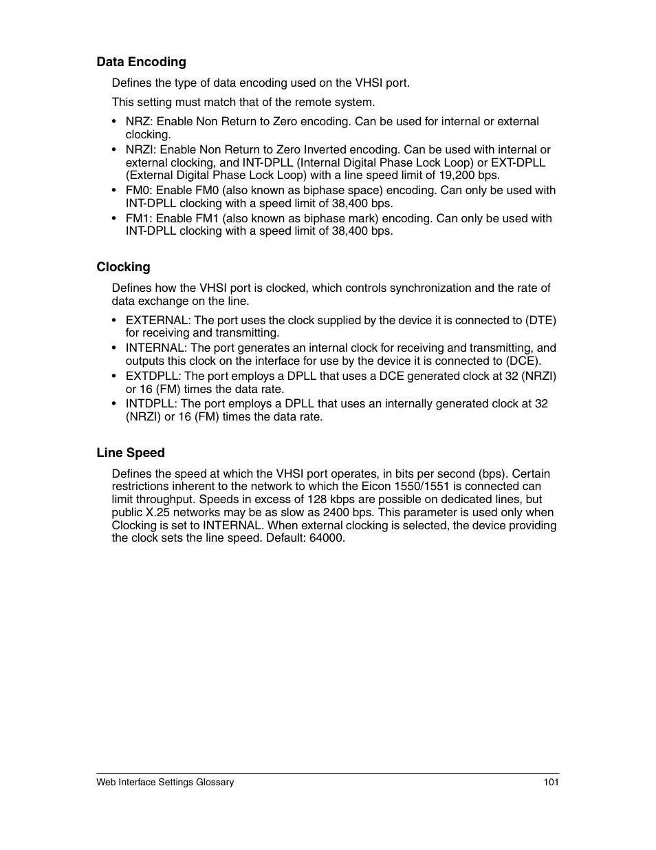 Eicon Networks 1550 User Manual | Page 101 / 157