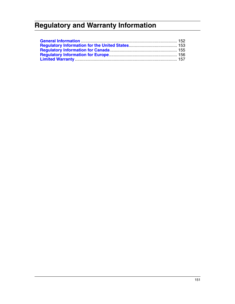 Regulatory and warranty information | Eicon Networks 1550 User Manual | Page 151 / 157