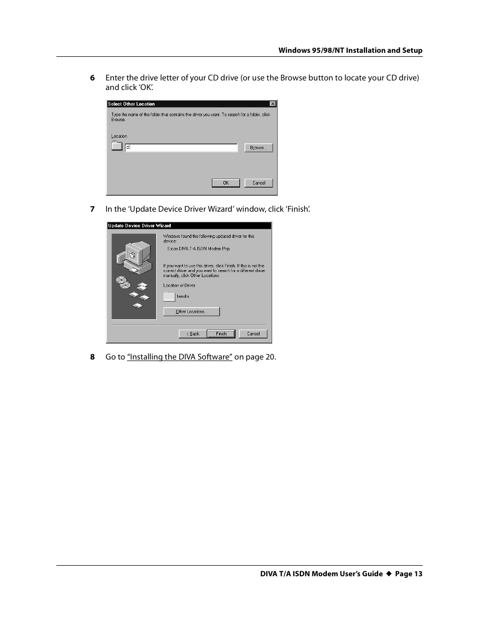Eicon Networks DIVA T/A ISDN User Manual | Page 13 / 146