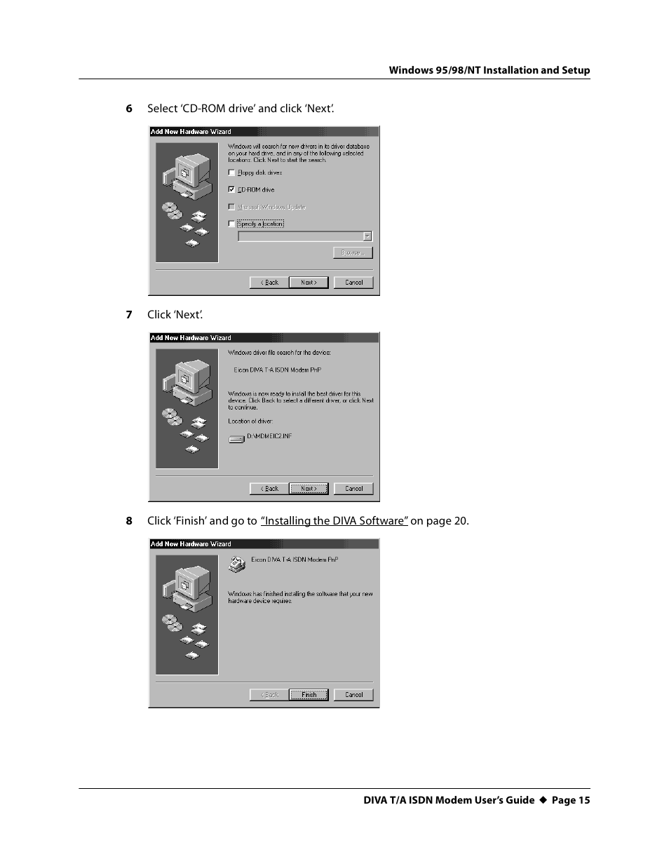 Eicon Networks DIVA T/A ISDN User Manual | Page 15 / 146