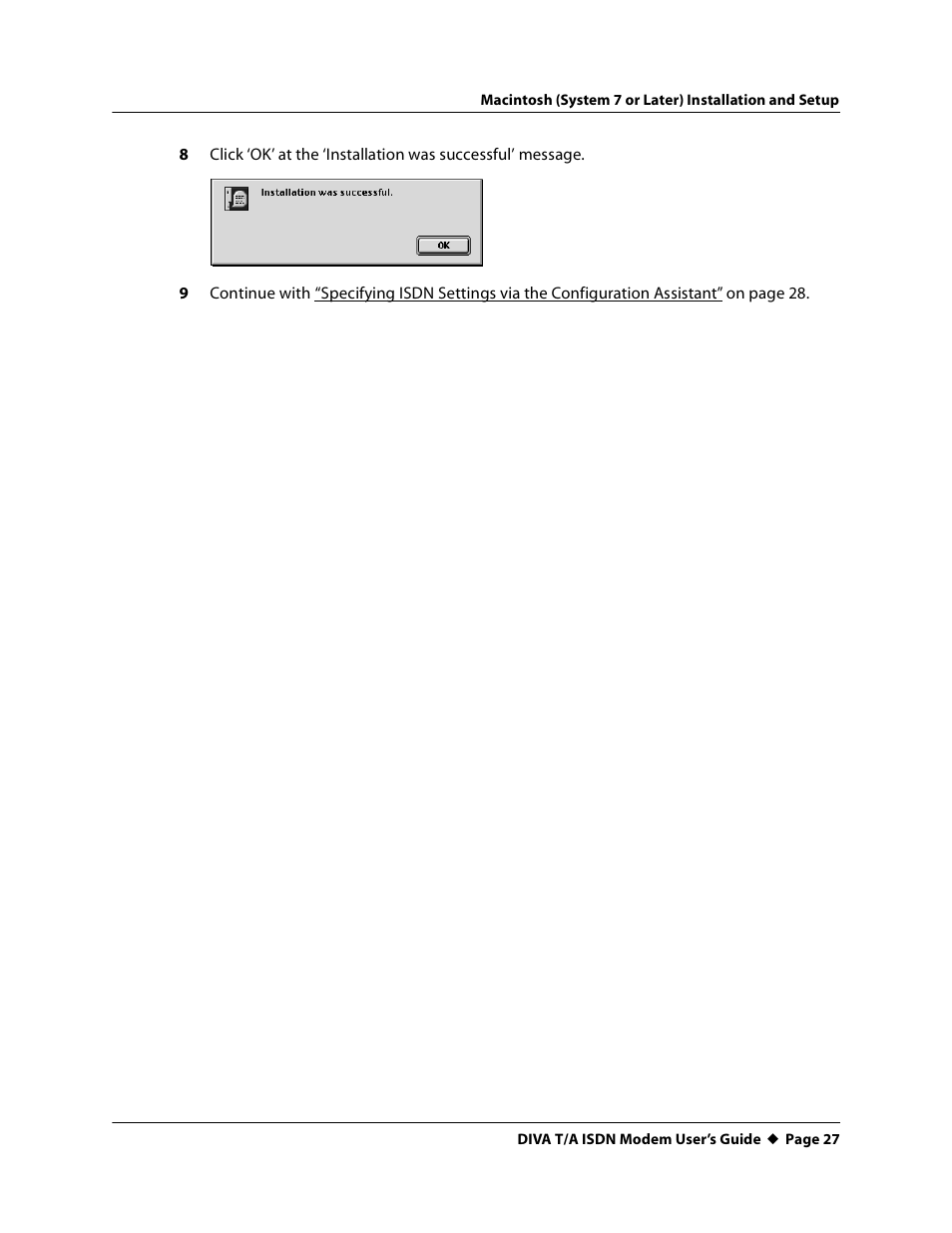 Eicon Networks DIVA T/A ISDN User Manual | Page 27 / 146