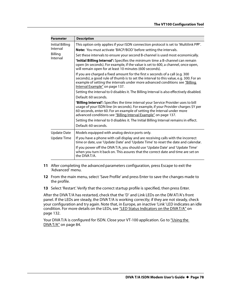 Eicon Networks DIVA T/A ISDN User Manual | Page 78 / 146