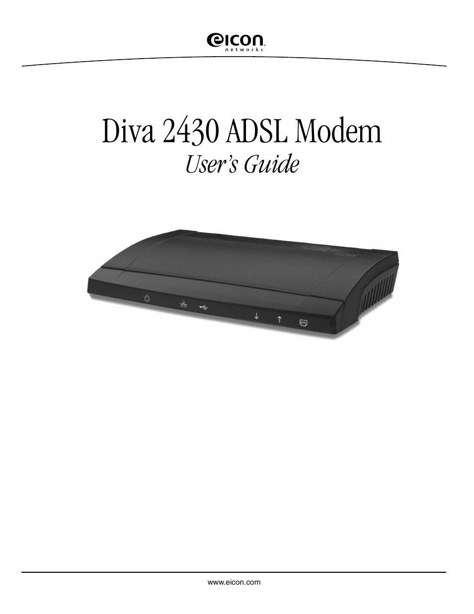 Eicon Networks Diva 2430 User Manual | 68 pages
