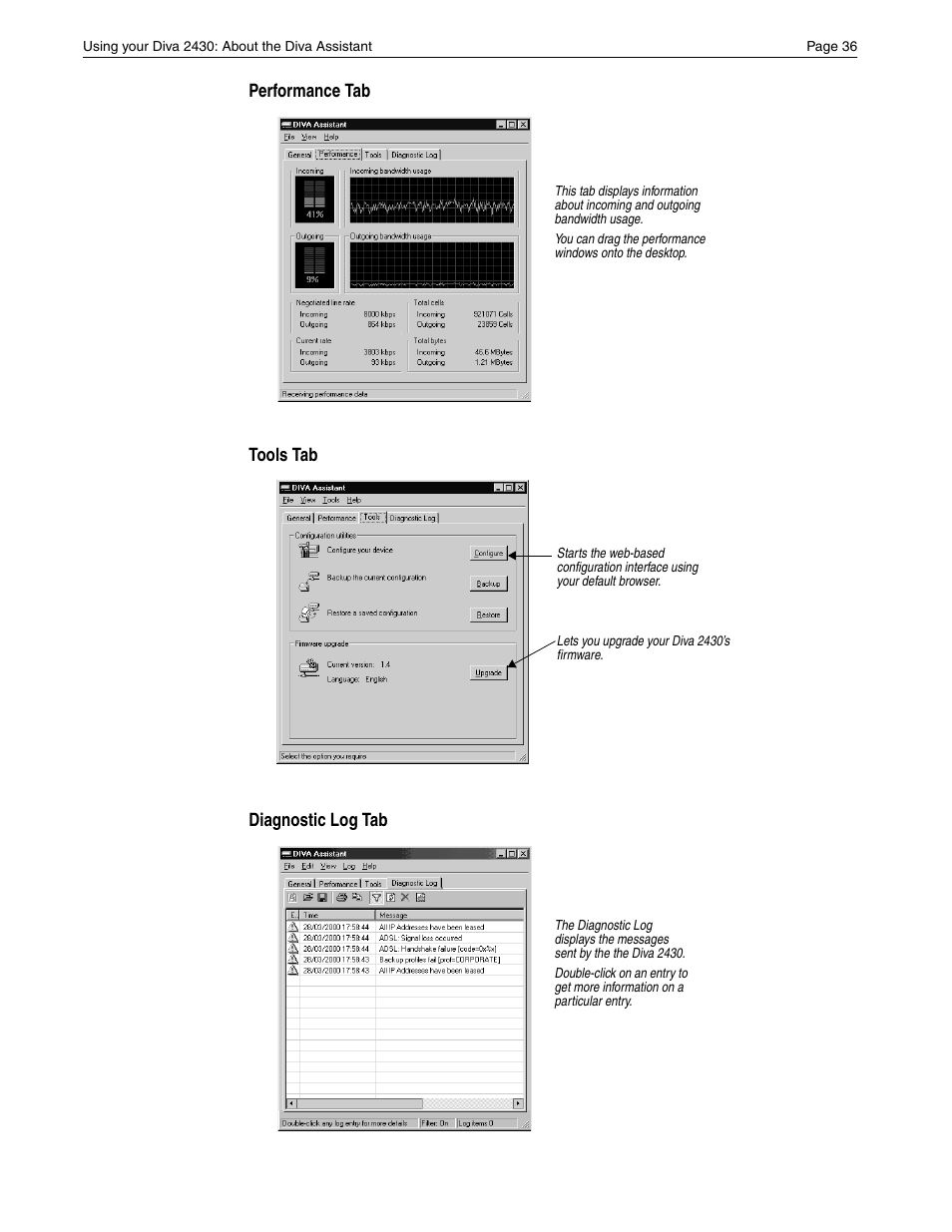 Eicon Networks Diva 2430 User Manual | Page 36 / 68