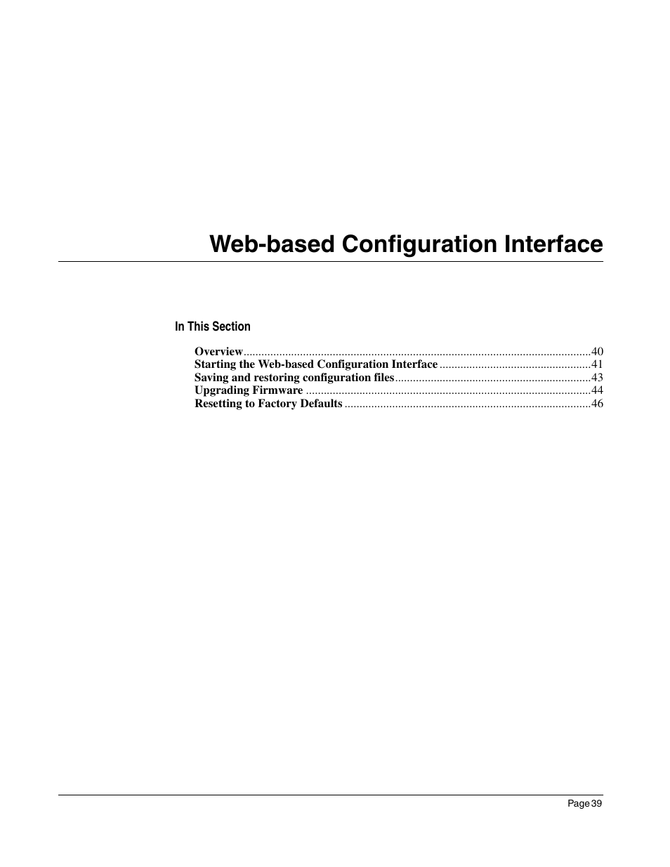 Web-based configuration interface | Eicon Networks Diva 2430 User Manual | Page 39 / 68