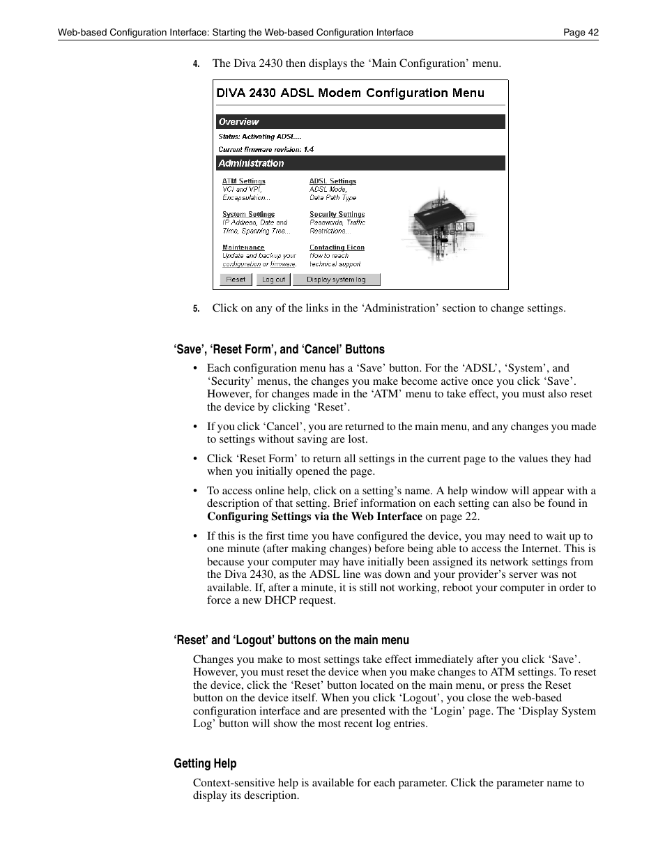 Eicon Networks Diva 2430 User Manual | Page 42 / 68