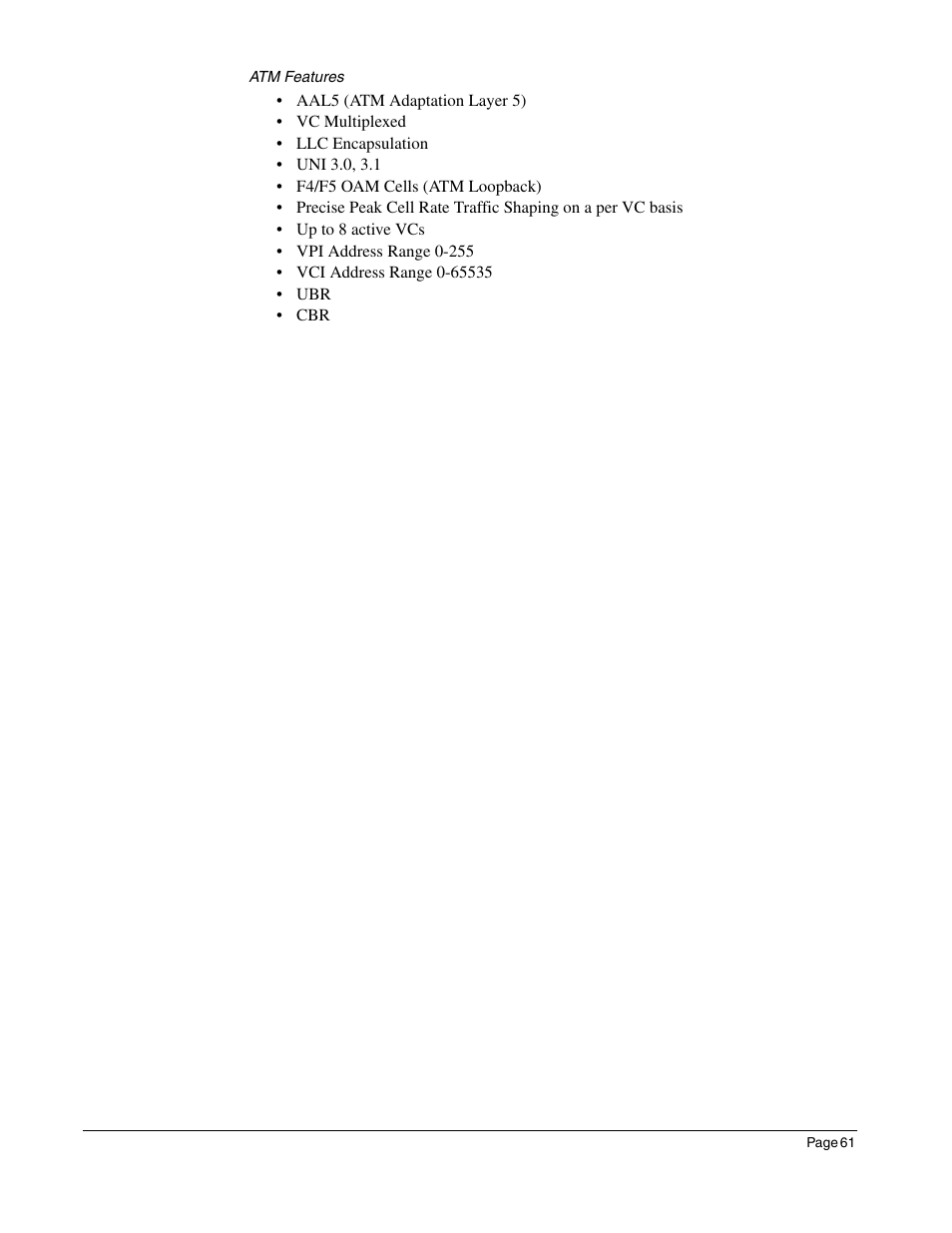 Eicon Networks Diva 2430 User Manual | Page 61 / 68