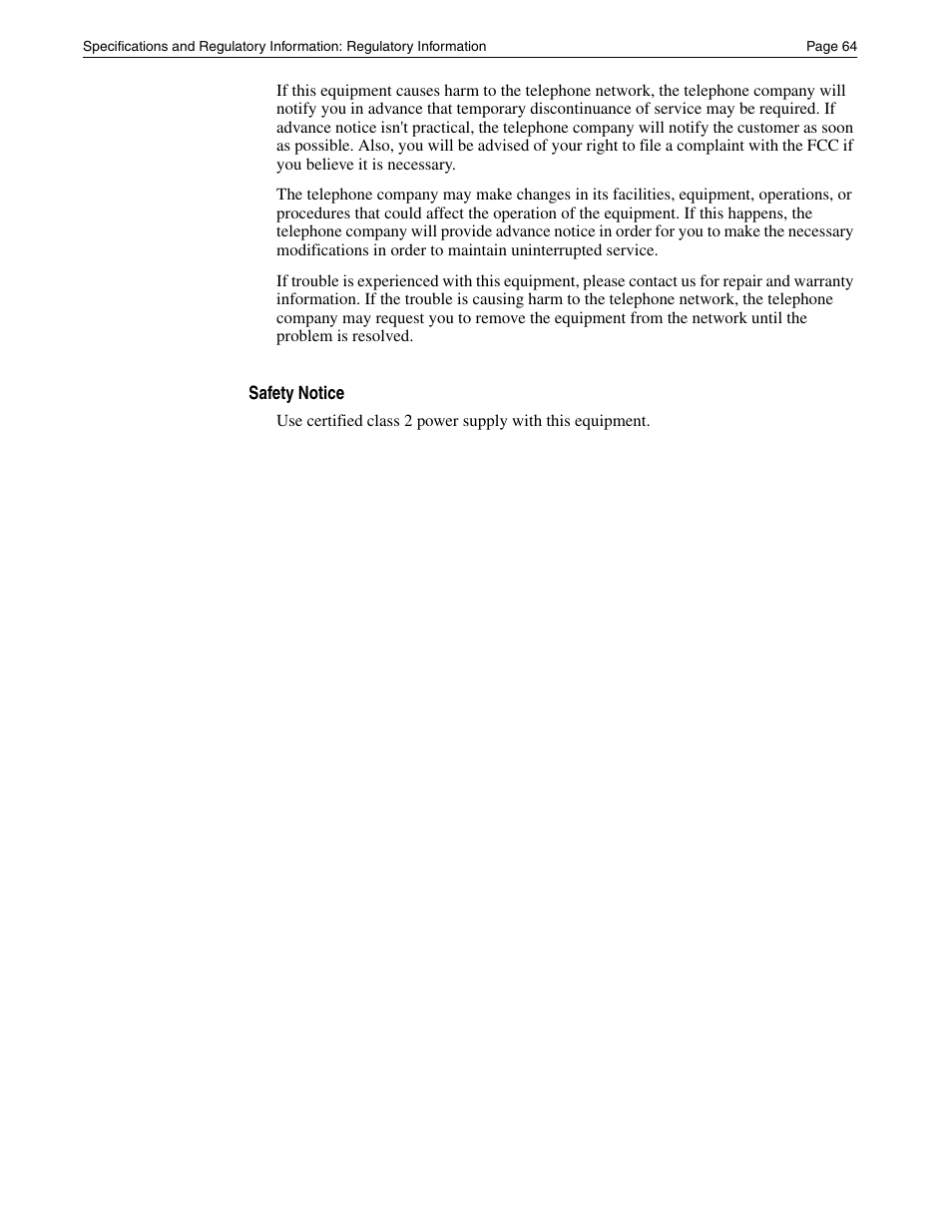 Eicon Networks Diva 2430 User Manual | Page 64 / 68