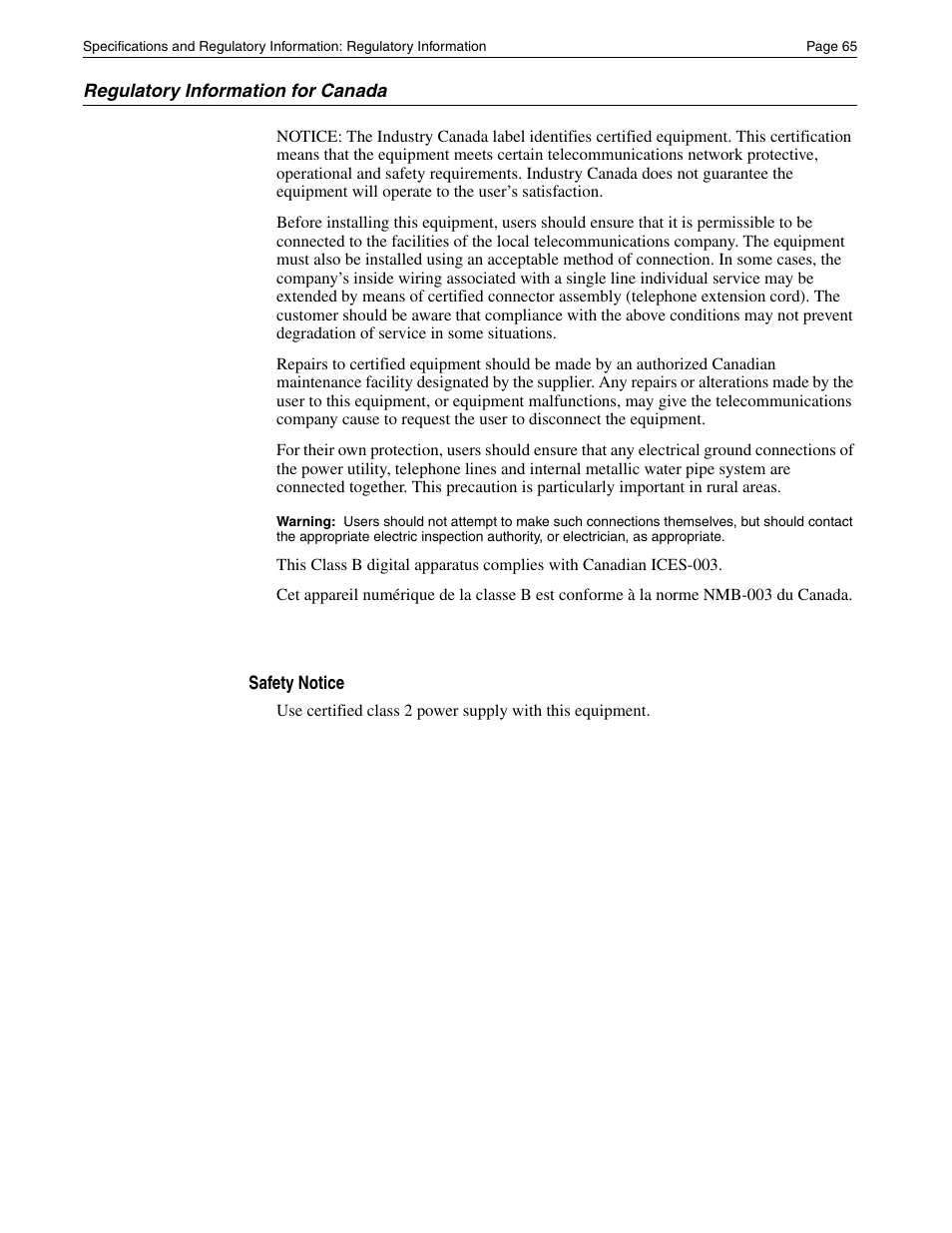Eicon Networks Diva 2430 User Manual | Page 65 / 68