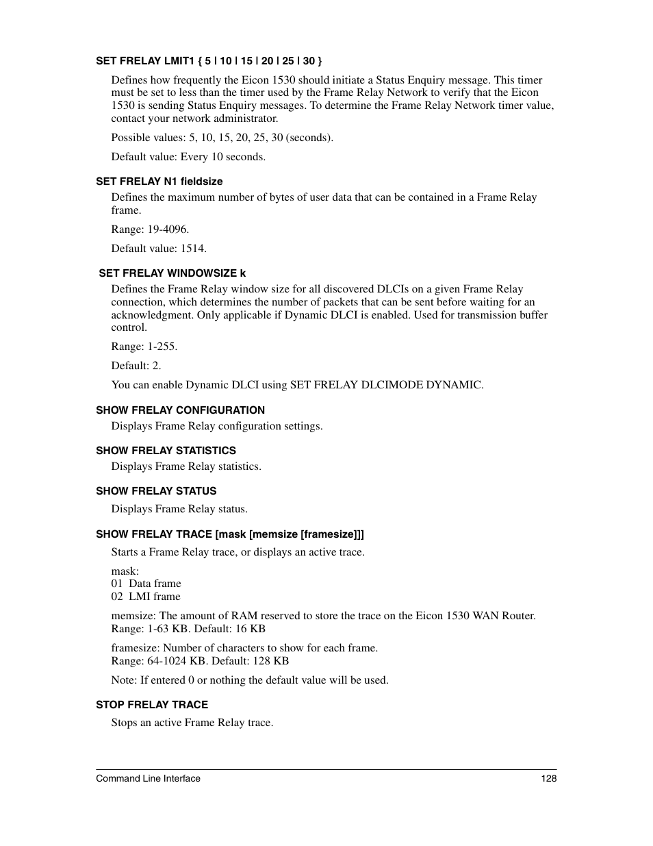 Eicon Networks 1530 User Manual | Page 128 / 162