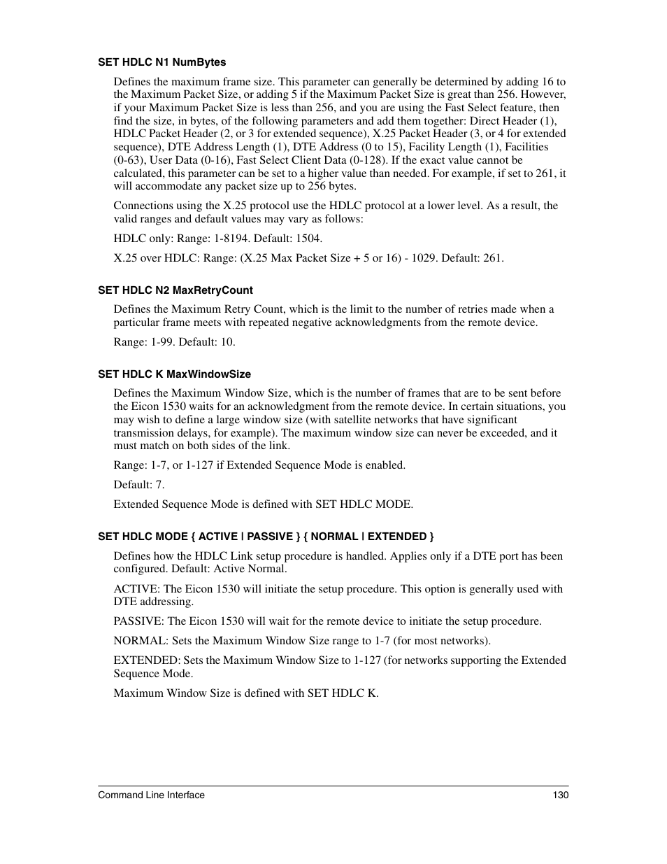 Eicon Networks 1530 User Manual | Page 130 / 162