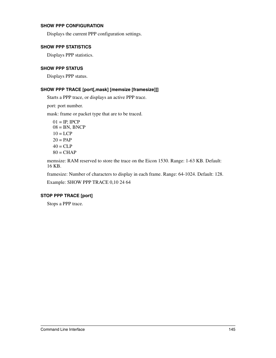 Eicon Networks 1530 User Manual | Page 145 / 162