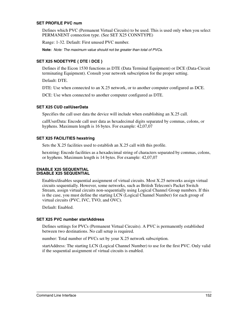 Eicon Networks 1530 User Manual | Page 152 / 162
