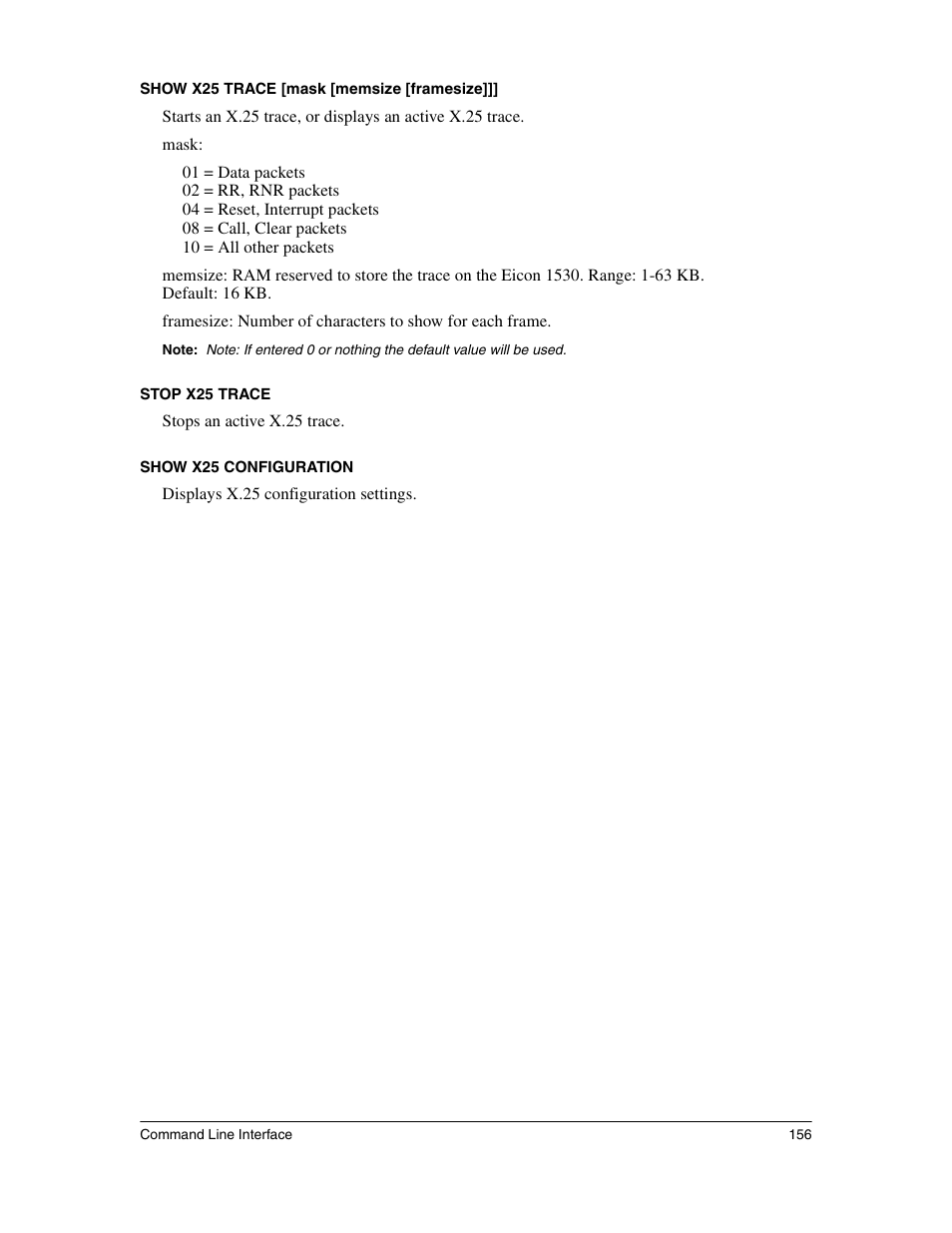 Eicon Networks 1530 User Manual | Page 156 / 162