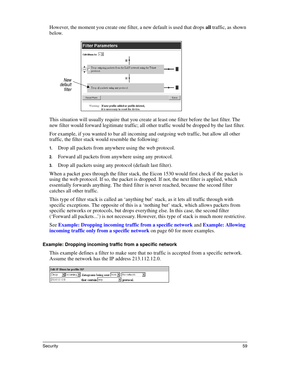Eicon Networks 1530 User Manual | Page 59 / 162
